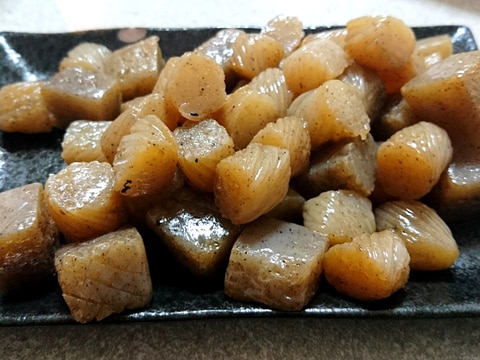 簡単おつまみに こんにゃくのゴマ油炒め レシピ 作り方 By アズレンg 楽天レシピ